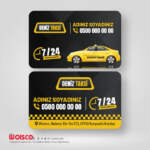 Taksi, Taksici Kartvizit Baskı W9800