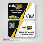 Taksi, Taksici Kartvizit Baskı W9802