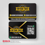 Taksi, Taksici Kartvizit Baskı W9804