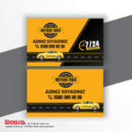 Taksi, Taksici Kartvizit Baskı T98010