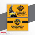 Taksi, Taksici Kartvizit Baskı T98011