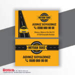 Taksi, Taksici Kartvizit Baskı T98013