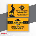 Taksi, Taksici Kartvizit Baskı T98015