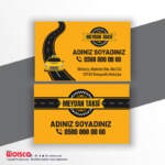 Taksi, Taksici Kartvizit Baskı T98002