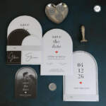 Düğün Davetiye Oval Boho 2730