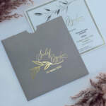 Yaldizlı Düğün Davetiye 2326