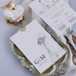 Yaldizlı Düğün Davetiye 2345