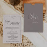 Yaldızlı Düğün Davetiye 2893