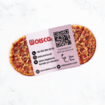 Pizza Katlanır Kelebek Kartvizit KK0014