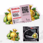 Para Çuvalı Katlanır Kartvizit Baskı Model KK0024