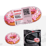 Donut Katlanır Kartvizit Baskı KK0018