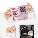 Manikür, Pedikür, Nail Artist Katlanır Kartvizit Baskı KK0016