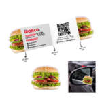 Burger Katlanır Kartvizit Baskı Model KK00216