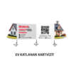 Gayrimenkul Ev Katlanır Kartvizit Baskı Model KK00240