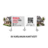 Gayrimenkul Ev Katlanır Kartvizit Baskı Model KK00238