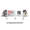 Gayrimenkul Ev Katlanır Kartvizit Baskı Model KK00237