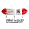 Güzellik Salonu Katlanır Kartvizit Baskı Model KK00234