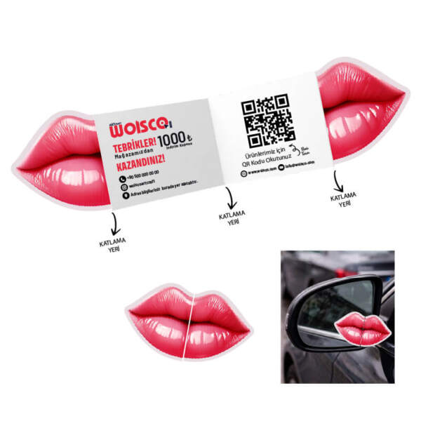 Güzellik Salonu Katlanır Kartvizit Baskı Model KK00233