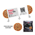 Pizza Katlanır Kartvizit Baskı Model KK00222