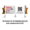 Petshop Katlanır Kartvizit Baskı Model KK00229