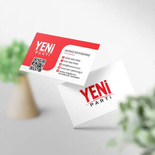 Yeni Parti Kartvizit Baskı (YN0006) 1000 Adet